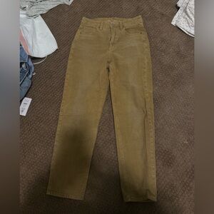 American Eagle Outfitters Tan Straight Leg Pants